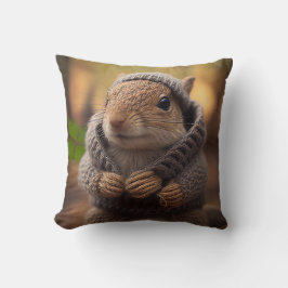 冷たいリス クッション