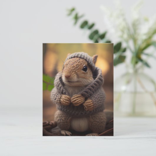 冷たいリス ポストカード (スタンド正面)