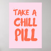 冷たい丸薬を飲む ポスター (正面)