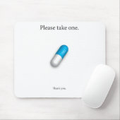 冷たい丸薬 マウスパッド (マウス)