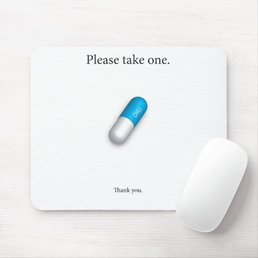 冷たい丸薬 マウスパッド (マウス)