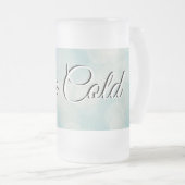 冷たい冷たいすり付きマグカップを飲みお気に入りの物に フロストグラスビールジョッキ (正面右)