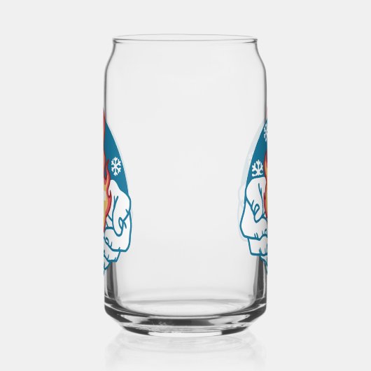 冷たい変化、信仰の火 – クリスチャンやる気を起こさせるス ガラス缶 (右)