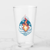 冷たい変化、信仰の火 – クリスチャンやる気を起こさせるス タンブラーグラス (正面)