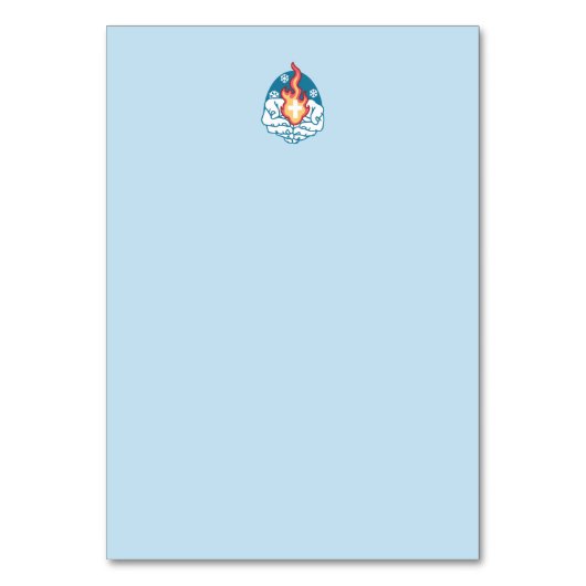 冷たい変化、信仰の火 – クリスチャンやる気を起こさせるス テーブルナンバー (裏面)