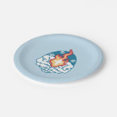 冷たい変化、信仰の火 – クリスチャンやる気を起こさせるス ペーパープレート (アングル)