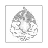 冷たい変化、信仰の火 – クリスチャンやる気を起こさせるス ラバースタンプ (インプリント)