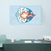 冷たい変化、信仰の火 – クリスチャンやる気を起こさせるス 横断幕 (トレードショー)