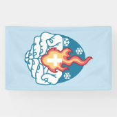 冷たい変化、信仰の火 – クリスチャンやる気を起こさせるス 横断幕 (横)