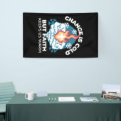 冷たい変化、信仰の火 – クリスチャンやる気を起こさせるス 横断幕 (トレードショー)