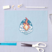 冷たい変化、信仰の火 – クリスチャンやる気を起こさせるス 薄葉紙 (クラフト)