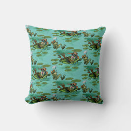 冷たい夏のカエル クッション