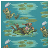 冷たい夏のカエル ファブリック (見本)