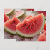 冷たい夏の雰囲気 セーブザデート (正面/裏面)