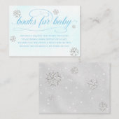 冷たい外Rhinestoneグリッターブックス男の赤ちゃん エンクロージャーカード (正面/裏面)