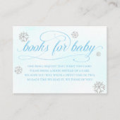 冷たい外Rhinestoneグリッターブックス男の赤ちゃん エンクロージャーカード (正面)