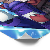 冷たい夜の温かい飲み物 ポスター (角)