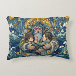 "冷たい夜、強い腕"アクセント枕 アクセントクッション