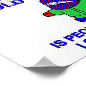 冷たい天気のポスターを嫌おもしろいう ポスター (角)