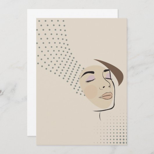 冷たい女 招待状 (正面/裏面)