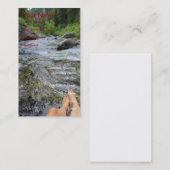 冷たい山の流れよりよい何も 名刺 (正面/裏面)