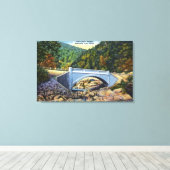 冷たい川橋のモホーク歩道ビュー キャンバスプリント (インサイチュ (ウッドフロア))