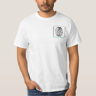 冷たい心の持ち主のための「感情を捨て、進め」Tシャツ Tシャツ