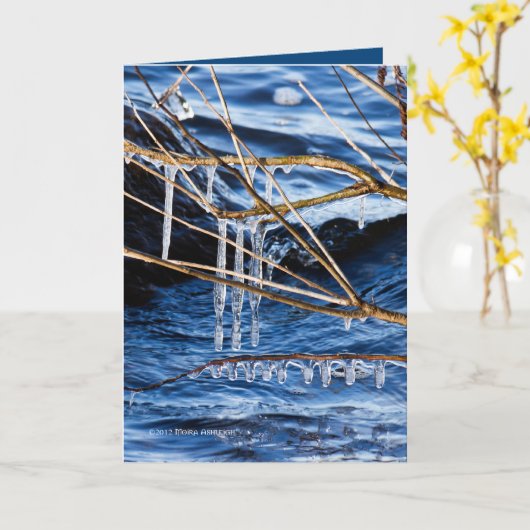 冷たい指 カード (黄色い花)