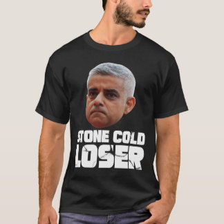 冷たい敗者のTシャツドナルド・トランプ対Sadiq Khan Tシャツ