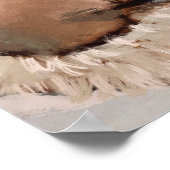 「冷たい日にホットチョコレート」ピンナップアート ポスター (角)