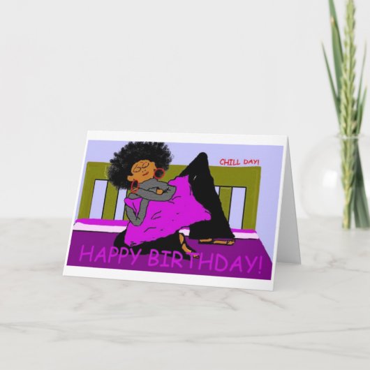 冷たい日! カード (正面)