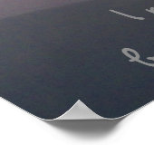 冷たい暗い面を持つ美しい月 ポスター (角)