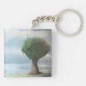 冷たい木の落下する離れクレンジングゲール キーホルダー (裏面)