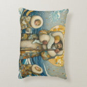 "冷たい水、強いガイド"アクセント枕 アクセントクッション (裏面(縦))