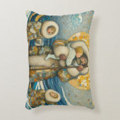 "冷たい水、強いガイド"アクセント枕 アクセントクッション (正面(垂直))