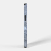 冷たい氷のテクスチャー画像 iPhoneケース (右側面)