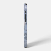 冷たい氷のテクスチャー画像 iPhoneケース (左側面)