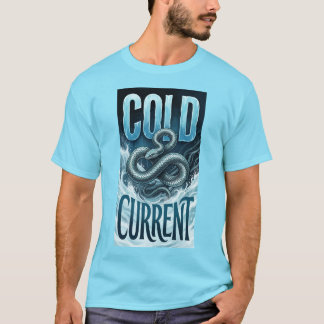 冷たい流れと蛇 Tシャツ
