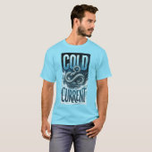 冷たい流れと蛇 Tシャツ (正面フル)