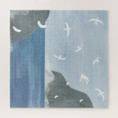 冷たい海とカモメ ジグソーパズル (横)