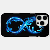 冷たい澄んだ水の無限大のシンボル Case-Mate iPhoneケース (裏面 (横))