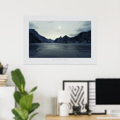 冷たい灰色 ポスター (ホームオフィス)