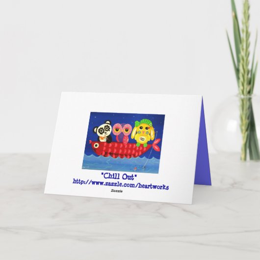 冷たい父の日 カード (裏面)