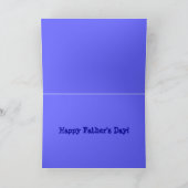 冷たい父の日 カード (内部)