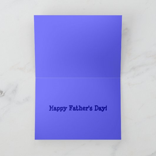 冷たい父の日 カード (内部)