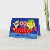 冷たい父の日 カード (正面)