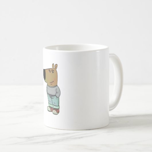 冷たい男のマグカップ コーヒーマグカップ (正面右)