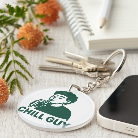 冷たい男 キーホルダー (正面右)