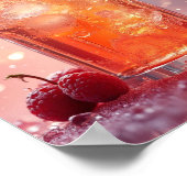 冷たい目まいドリンク ポスター (角)