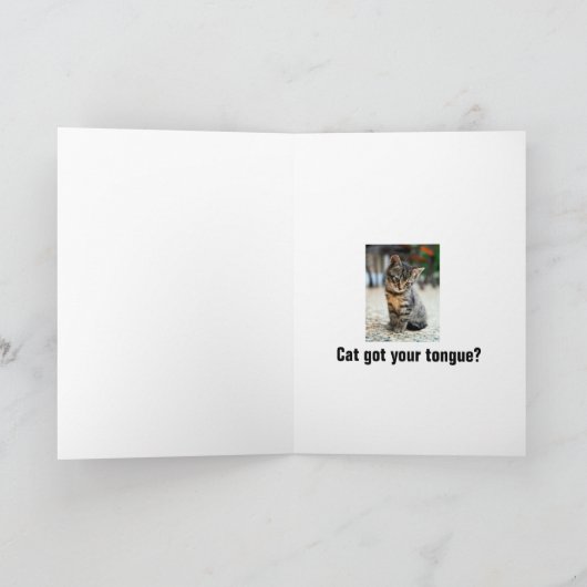 冷たい肩得猫舌? カード (内部)